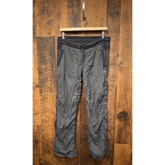 Lululemon Dance Studio Lined Grey Pants 8reg - Picture 1 of 8